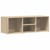 vidaXL Shoe Storage Bench Sonoma Oak 102x35x35 cm Engineered Wood