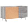 vidaXL Record Cabinet Grey Sonoma 85x38x48 cm Engineered Wood