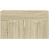 vidaXL Sink Cabinet Sonoma Oak 80x38.5x46 cm Engineered Wood