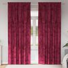 vidaXL Velvet Curtains 2 pcs Wine red 225 x 140 cm Velvet