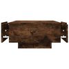 vidaXL Coffee Table Smoked Oak 90x60x31 cm Engineered Wood