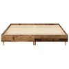 vidaXL Bed Frame No Mattress Old Wood 150x200 cm King Size Engineered Wood