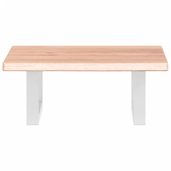 vidaXL Basin Shelf Wall Mounted Steel and Solid Wood Oak