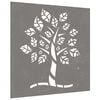 vidaXL Garden Wall Decoration 55x55 cm Corten Steel Tree Design