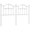 vidaXL Metal Replace Headboard White 150 cm