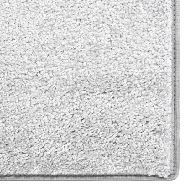 vidaXL Soft Pile Rug Anti-slip 115x170 cm Light Grey