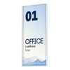 MOEDEL Easy Door Sign Kairo 7.5x14.9x1 cm White 5 pcs