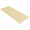 vidaXL Slatted Bed Base | Natural Wood | Solid poplar wood | 80x200 cm