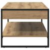 vidaXL Coffee Table Artisian Oak 80 x 50 x 40 cm Engineered Wood