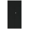 vidaXL File Cabinet Black 90x40x220 cm Steel