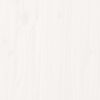 vidaXL Garden Planters 2 pcs White Solid Wood Pine