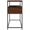 vidaXL Console Table Brown Oak 100x40x75 cm Engineered Wood