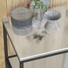 vidaXL Kitchen Storage with Shelf Silver 90 x 50 x 92 cm Steel