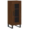 vidaXL Highboard Brown Oak 34.5x34x180 cm Engineered Wood