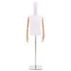 vidaXL Adjustable 170-242 cm Mannequin with Head and Base Male PP