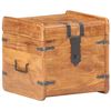 vidaXL Chest 40x40x40 cm Solid Acacia Wood