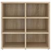 vidaXL Shoe Cabinet Sonoma Oak 52.5x30x50 cm