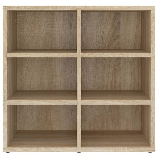 vidaXL Shoe Cabinet Sonoma Oak 52.5x30x50 cm