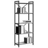 vidaXL Bookshelf Grey sonoma 60 x 30 x 155 cm Engineered Wood