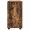 vidaXL Bathroom Cabinet with Drawer Smoked Oak 76.5 x 35 x 64 cm