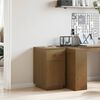 vidaXL Desk Cabinet Honey Brown 40x50x75 cm Solid Wood Pine