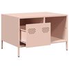 vidaXL Coffee Table Pink 68.5x50x43.5 cm Cold-rolled Steel