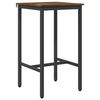vidaXL Bar Table 52 x 52 x 110 cm Engineered Wood Smoked Oak