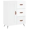 vidaXL Sideboard High Gloss White 69,5x34x90 cm Engineered Wood