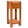vidaXL End Table Solid Acacia Wood 30x30x70 cm
