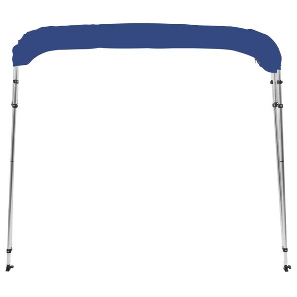 vidaXL 4 Bow Bimini Top Blue 243x210x137 cm