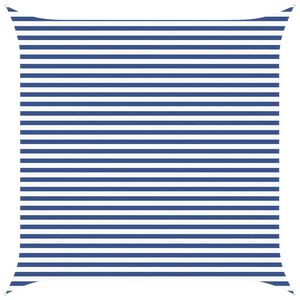 vidaXL Sun Shade Sail Blue and White 4 x 4 m 100% Polyester Oxford