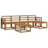 vidaXL Outdoor Sofa Set 6 pcs Natural Solid Acacia Wood