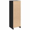 vidaXL Bathroom Cabinet Black Oak 30 x 30 x 95 cm Engineered Wood