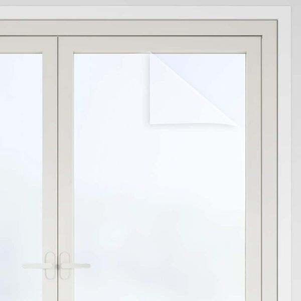 vidaXL Window Films 5 pcs Static Frosted White PVC