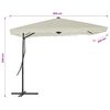 vidaXL Garden Parasol with Steel Pole 250x250 cm Sand