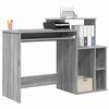 vidaXL Desk Grey Sonoma 120.5 x 44 x 88.5 cm Engineered Wood