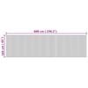 vidaXL Room Divider Natural Width 600 cm Height 165 cm Bamboo