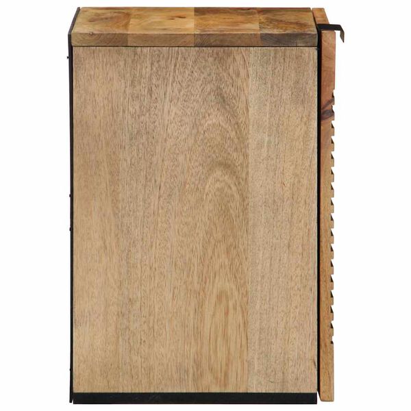 vidaXL Bathroom Hanging Cabinet Brown 38x33.5x48 cm Solid Wood Mango