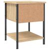 vidaXL Bedside Table Sonoma Oak 34x35.5x45 cm Engineered Wood