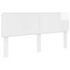 vidaXL Headboard Gloss White Engineered wood