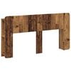 vidaXL Headboard Cabinet with Storage Old Wood Engineered Wood