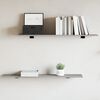 vidaXL Wall Shelves 4 pcs Grey Sonoma 100x20x1.5 cm Engineered Wood