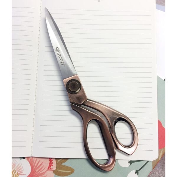 WESTCOTT Vintage Scissors with Copper Handle 200 mm