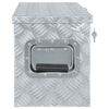 vidaXL Aluminium Box 76.5x26.5x33 cm Silver
