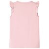 Kids' T-shirt with Ruffle Sleeves Light Pink 104