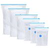 vidaXL Vacuum Storage Bags 20 pcs Transparent and blue 70 x 50 cm