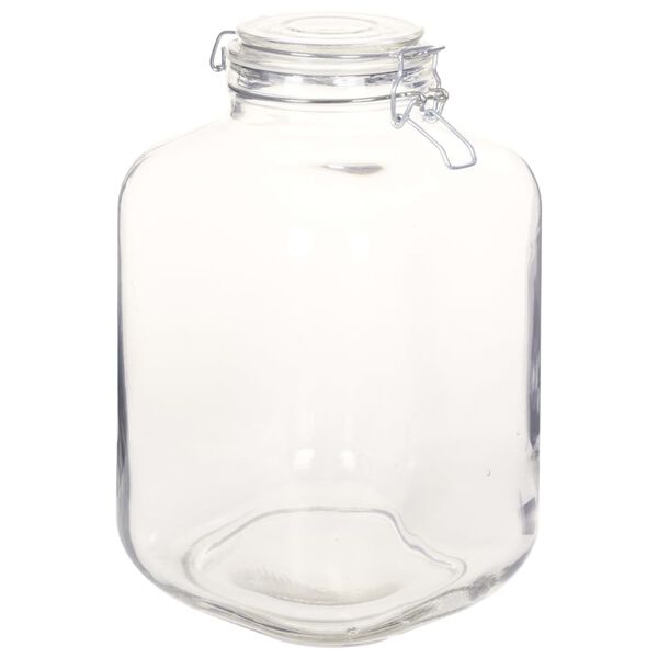 vidaXL Glass Jam Jars with Lock 12 pcs 5 L