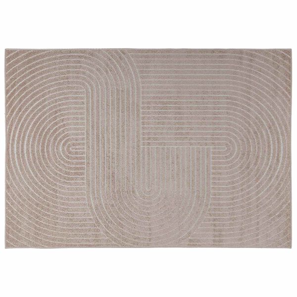 vidaXL Area Rugs Rectangular HUARTE Beige 200 x 140 cm Polyester
