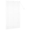 vidaXL Window Blind with Curtains Manual White Aluminium