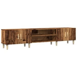 vidaXL TV Cabinet Old Wood 180x31,5x40 cm Engineered Wood